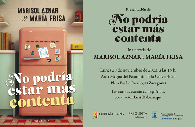 Marisol Aznar y María Frisa presentan 'No podría estar más contenta'